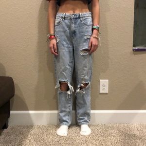 Blue ripped pacsun jeans